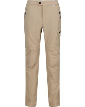 Regatta Highton Zip Off Convertible Trousers - Natural