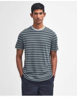 Barbour Sherburn Striped T-Shirt - Blue