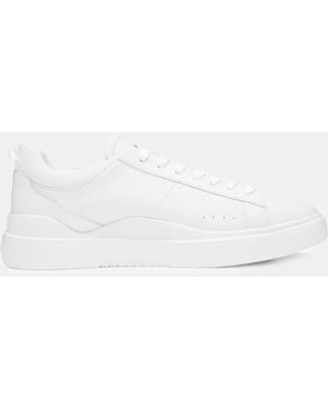 HUGO Blake Tenn Leather Trainers - White
