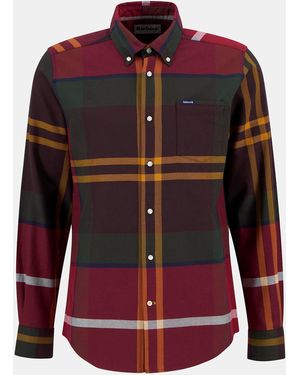 Barbour Dunoon Long Sleeved Shirt - Red