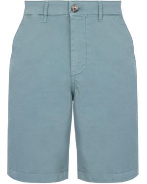 Eden Park Light Chino Bermuda Shorts - Blue