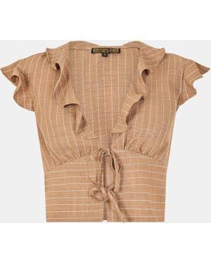 Biba Sleeveless Shirt - Natural