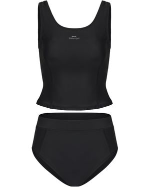 Slazenger 1881 Tankini Set Ladies - Black