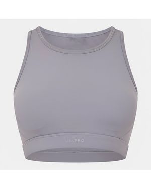 Usa Pro Pro Core Racer Back Sports Bra Ladies - Purple
