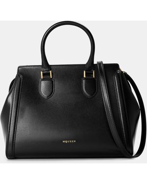 McQueen Alex Birdee Large Tote Bags - Black