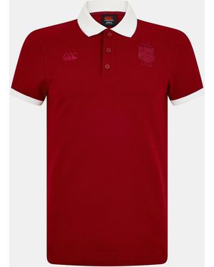 Canterbury British And Irish Lions Classic Polo 2025 Shirt - Red