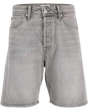 Jack & Jones Tony Loose Denim Shorts - Grey
