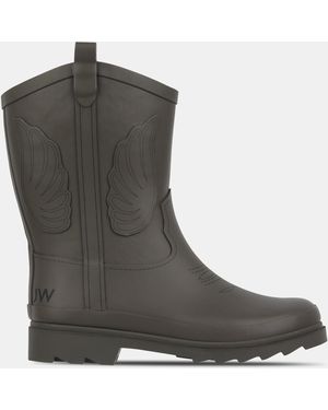 Jack Wills Cowboy Waterproof Wellingtons - Grey