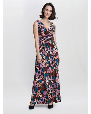 Gina Bacconi Idra Jersey Maxi Dress - White