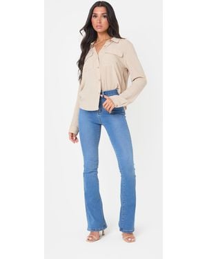 I Saw It First Soft Woven Shirt - Blue