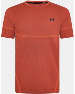 Under Armour Ua Vanish Elite Seamless Short Sleeve - Red