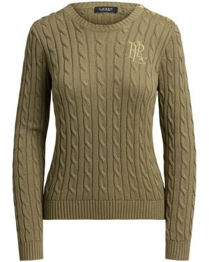 Ralph Lauren Cable Knit Jumper - Green