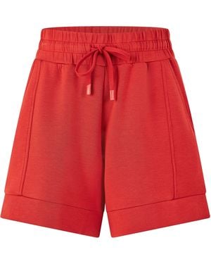 Varley Fleece Jogger Shorts - Red