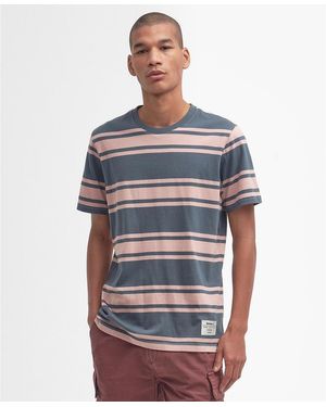 Barbour Kilton Striped T-Shirt - Blue