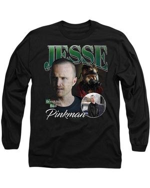 Breaking Bad Jesse Homage Long Sleeve T-Shirt Bla - Black