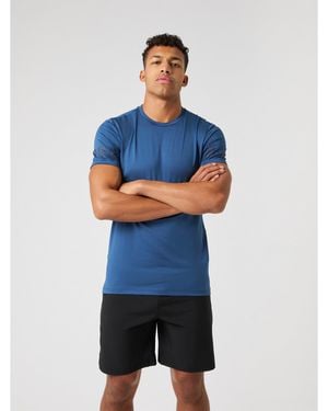 Björn Borg Bjorn Logo Tech Tee Sn61 - Blue