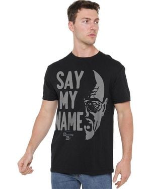 Breaking Bad Say My Name T Shirt - Black