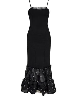 Off-White c/o Virgil Abloh Sleeveless Slip Dress - Black
