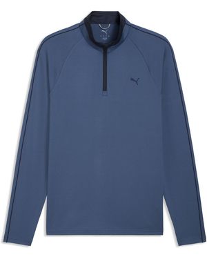 PUMA Pure 3.0 Quarter Zip Pullover - Blue