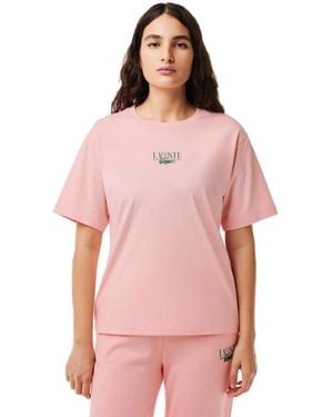 Lacoste Regular Fit T-Shirt - Pink