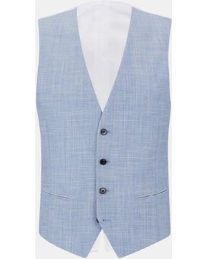 HUGO 'S Tailored Waistcoat - Blue
