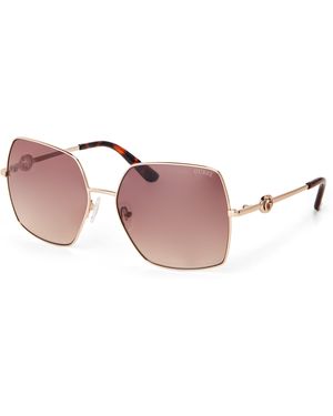 Guess Square Sunglasses - Pink