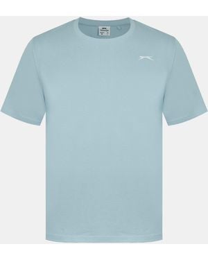 Slazenger 1881 Plain T-Shirt - Blue