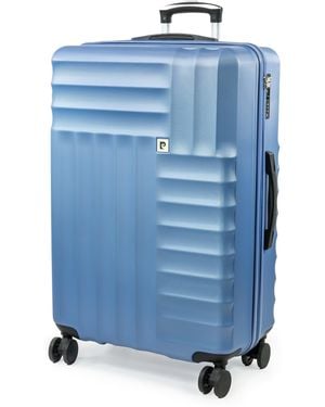Pierre Cardin Soleil Wheeled Hard Shell Travel Suitcase Luggage - Blue