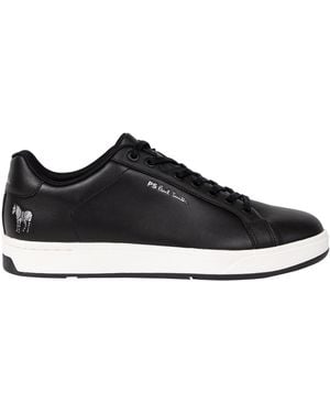 Paul Smith Albany Zebra Low Trainers - Black
