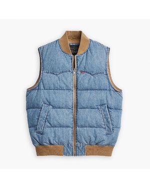 Levi's Levi's Wstrn Puff Vst - Blue
