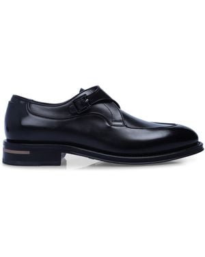 BOSS Terry Monk Buvppi Derby Shoes - Blue