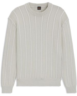 BOSS Kaktus Knitted Tops - White