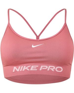 Nike Medium Impact Non Wired Sports Bra - Pink