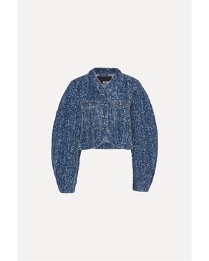 ROTATE BIRGER CHRISTENSEN Vinetta Denim Jacket - Blue