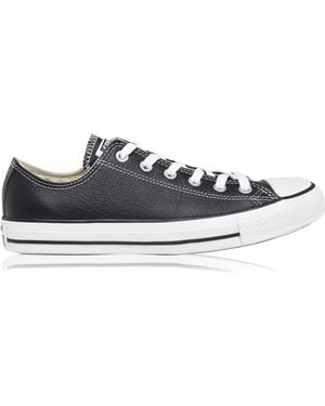 Converse Star Leather Low Trainers - Blue