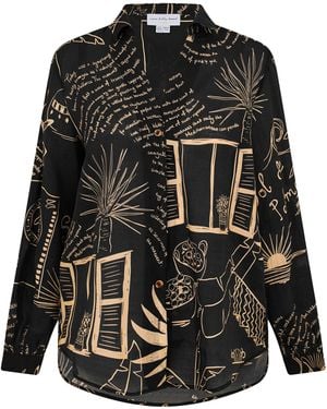 Never Fully Dressed Mono Palma Miley Shirt - Black