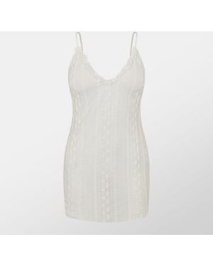 Missy Empire Lace Mini Dress - White