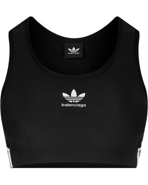 Balenciaga Soft Fabric Tank Vest - Black