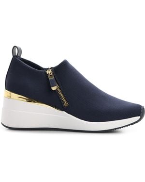 DKNY Palma Wedge Trainers - Blue