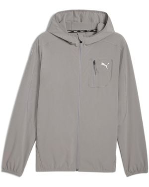PUMA Flex Woven Tracksuit Top - Grey