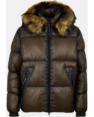 ARCTIC ARMY Water-Resistant Heavyweight Puffer Jacket - Green