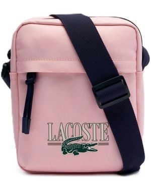 Lacoste Reporter Cross Body Bag - Purple