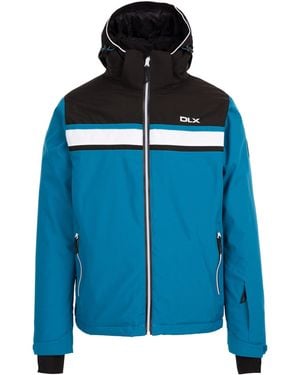 DLX Weather-Resistant Streamlined Fit Ski Jacket - Blue