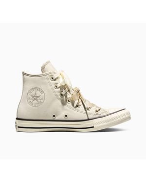 Converse Canvas High-Top Trainers - Natural