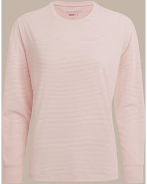Craghoppers Nosilife Solar Shield+ Long-Sleeved Top - Pink