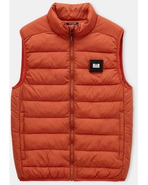 Weekend Offender Gacha Padded Gilet - Red