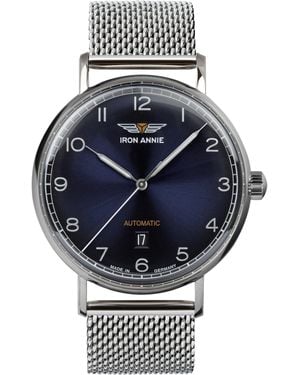 IRON ANNIE Amazonas Impression Stainless Steel Analogue Quartz Watch - Black