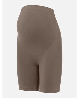 Mama.licious Maternity Cycling Shorts - Brown