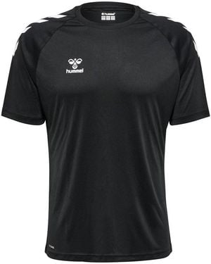 Hummel Core Training Poly T Shirt Senior - Black