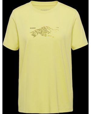Mammut Short Sleeve Performance T-Shirt - Yellow